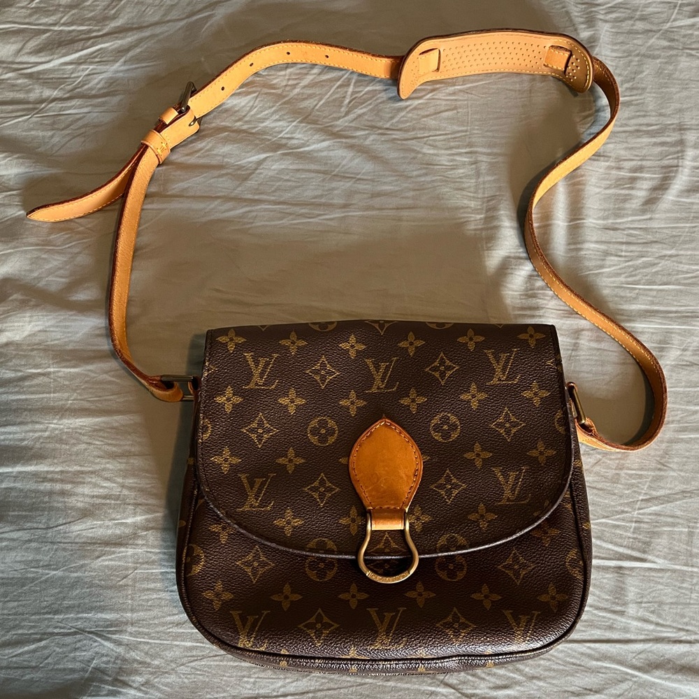Louis Vuitton vintage St. Cloud leather crossbody bag